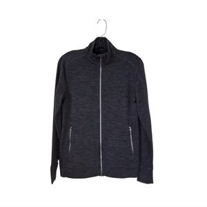 Icebreaker Merino Full Zip Heather Gray Jacket‎ Women's Small
